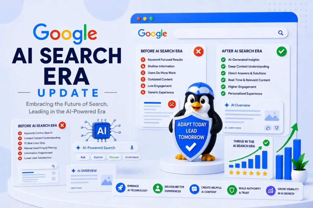 google AI search ERA update